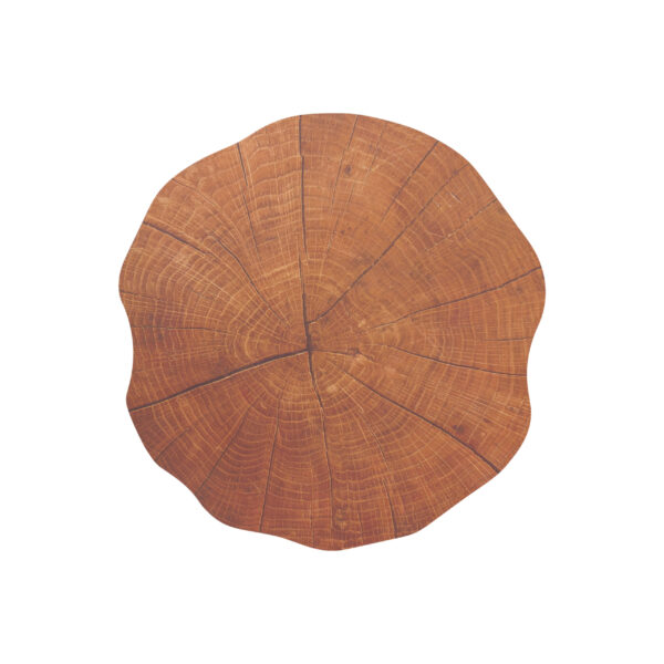 Tabletti pyöreä puu ruskea Ø38cm (SH36V)