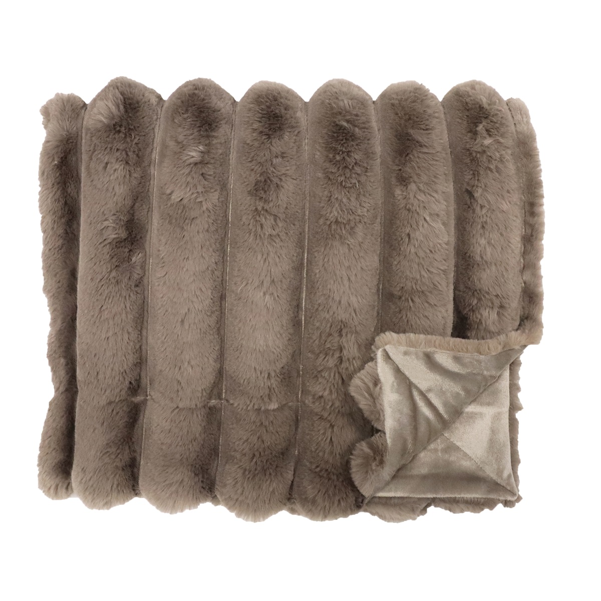 Torkkupeitto Brooklyn taupe 130*170cm (RL159V)