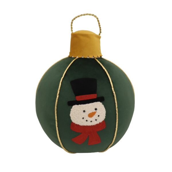 Koristetyyny Joulupallo vihreä 26*23*32cm (RL156V)