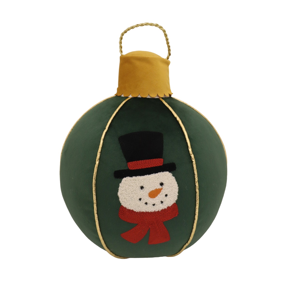 Koristetyyny Joulupallo vihreä 26*23*32cm (RL156V)