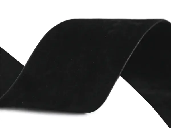 Samettinauha 40mm musta (ST095V)