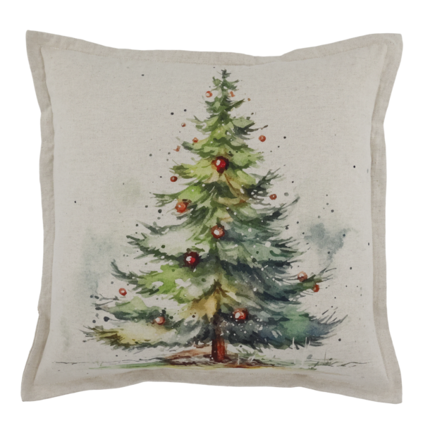 Koristetyyny Chrismas tree 50x50cm (OT278V)
