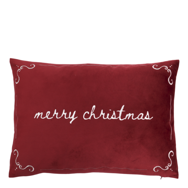 Koristetyyny Merry Christmas punainen 35x50cm (OT274V)