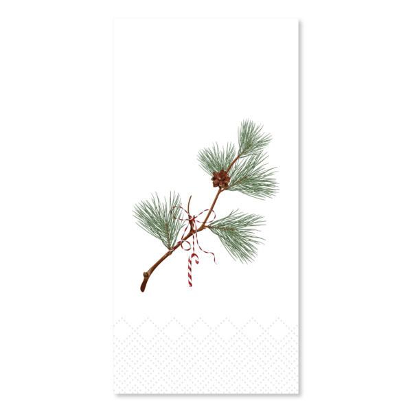 Servetti Joulu valkoinen 10x20cm (CH17V)